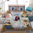 Virgin Mary Mother Of God 3d Printed Quilt Set Home Decoration