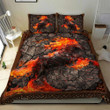 Warrior Of Fire Horse 3d Printed Quilt Set Home Decoration