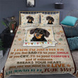I’ll Always Be By Your Side Dachshund 3d Printed Quilt Set Home Decoration
