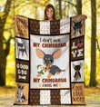My Chihuahua Owns Me Gift For Chihuahua Lovers Design Sherpa Fleece Blanket