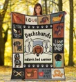 Dachshunds Nature's Bed Warmer Sherpa Fleece Blanket Gift For Dog Lovers
