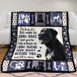 Sherpa Fleece Blanket Gift For Dog Lovers Cane Corso Dog Look Right Beside You I Will Be There