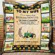 I Became Yours And You Became Mine Farmer Sherpa Fleece Blanket
