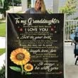 To My Granddaughter Never Forget How Much I Love You As You Grow Older Laugh Love Live Sherpa Fleece Blanket