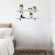 Shelves For Wall 2 Display Ledge Shelf Floating Shelves Wall Mounted Bracket Modern Home Decorative White