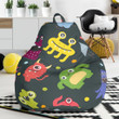Monster Print Pattern Bean Bag Cover