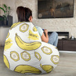 Yummy Banana Pattern Print Bean Bag Cover