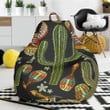 Western Cowboy Cactus Pattern Print Bean Bag Cover