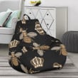Bee Honey Gifts Pattern Print Bean Bag Cover