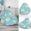 Cute Daisy Polkadot Pattern Print Bean Bag Cover