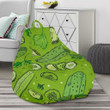 Pickle Cucumber Print Pattern Bean Bag Cover