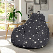 Constellation Star Print Pattern Bean Bag Cover