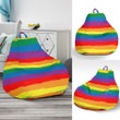 Rainbow Flag Lgbt Patterm Print Bean Bag Cover