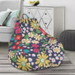 Cute Colorful Daisy Pattern Print Bean Bag Cover