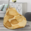 Potato Pattern Print Bean Bag Cover