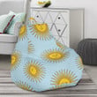 Sun Print Pattern Bean Bag Cover
