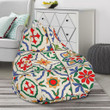 Mosaic Colorful Print Pattern Bean Bag Cover