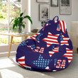 Patriot Usa Pattern Print Bean Bag Cover