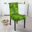Pickle Cucumber Print Pattern Chair Cover
