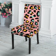 Pink Cheetah Print Chair Cover