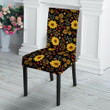 Autumn Sunflower Chair Cover