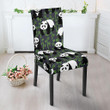 Panda Bamboo Pattern Print Chair Cover