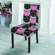 Black Cat Gothic Chair Cover