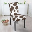 Brown Cow Pattern Print Chair Cover