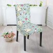 Wedding Pastel Pattern Print Chair Cover