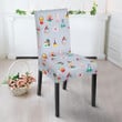 Pattern Print Chemistry Science Chair Cover