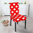 Pattern Print Canada Love Chair Cover
