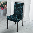 Green Cracked Marble Chair Cover