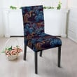 Chinese Wave Dragon Pattern Print Chair Cover