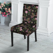 Floral Janpanese Dragon Print Chair Cover