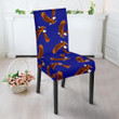 Eagle Blue Pattern Print Chair Cover