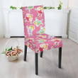 Pink Fairy Pattern Print Chair Cover