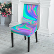 Abstract Pastel Holographic Chair Cover