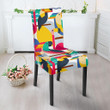 Parrot Pattern Print Chair Cover