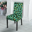 Green Leopard Chair Cover