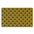 Gold Polka Dot Door Mat