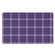 Purple Plaid Tartan Door Mat