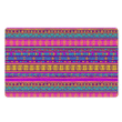 Colorful Neon Tribal Navajo Aztec Print Door Mat
