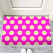 Pink Polka Dot Door Mat