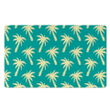 Green Palm Tree Hawaiin Print Door Mat