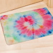 Rainbow Tie Dye Print Door Mat