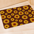 Brown Sunflower Door Mat