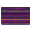 Multicolor Native Aztec Doodle Striped Door Mat