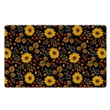 Autumn Sunflower Door Mat