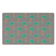 Cartoon Palm Tree Hawaiian Print Door Mat