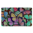 Colorful Butterfly Print Door Mat
